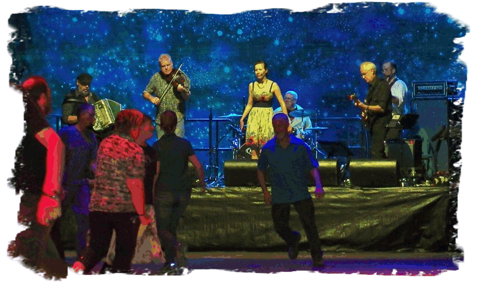 Bluetongue Dance Band performing in atthe National in 2016